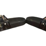 Juicy Couture Styx Black Embellished Logo Slip On Slides Women Sz 6 Photo 2