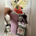 MAXX NEW YORK Leather Purse Shoulder Bag Women's 2 Tone Purple/Gray Purple Photo 7