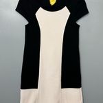 Maeve Anthropologie  Colorblock Cap Sleeve Shift Dress Black White Size XS Photo 0