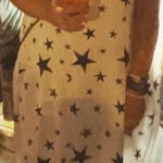 Peach Love California Peach Love Star Print Maxi Dress Photo 0