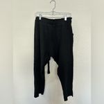 Free People  BEACH BLACK JOGGERS SIZE SMALL Photo 2