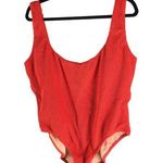 J.Crew Womens Scrunchie Classic Scoopneck One Piece Swimsuit Red 20 Photo 0