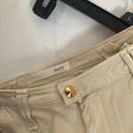 Cycle of Italy women's size 27 low waist cotton gold studded beige chino pants Photo 5