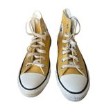 Converse Unisex gold High Top Sneakers Casual Lace-Up Shoes 7 Photo 1