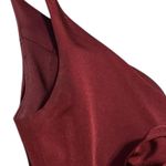 Alyce Paris Burgundy Red Floor Length Gown Maxi Dress High Slit Fitted Size 6 Photo 11