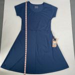 Outdoor Research Womens Bryn Dress Cornflower Striped Fit and Flare Size 10 Blue Photo 12