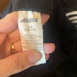 Avia  Pants Women Large Black Stripe Side Joggers Activewear Stretch Photo 1