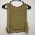 Lululemon  Olive Sleeveless “Muscle Love Crop Tank Fade” size 8 Photo 3