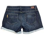 Paige Jimmy Jimmy Dark Wash Short Cuffed Denim Jean Shorts Size 25 Photo 2