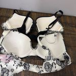 Victoria's Secret Victoria’s Secret printed bra 34B bundle set of 2 unique bras floral cheetah Photo 1