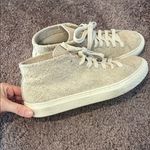 Diemme mid top textured suede Loria sneakers Tan Size 7.5 Photo 3
