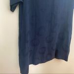 Nevenka Dress Navy Blue Embroidered Shift Crescent Moon Size 8 Photo 5