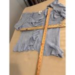 Chadwick's Chadwick’s Women Ruffled Cardigan Open Sweater Size Medium Long Sleeve Ruffle Photo 5