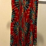Bob Mackie Bob Mickie boho midi skirt w/ a cute Olivaceous tie up front shirt NWT Photo 0