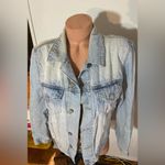 ASOS  Light-Wash Blue Denim Jacket Size M Photo 5