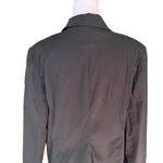 Norma Kamali  - Single Breasted Two Button Black Blazer Sz 10 Photo 3