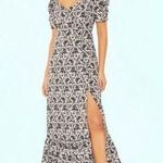 Likely ππ Saylor Dress ~ Black & White Abstract Floral Print 6 NWT Photo 0