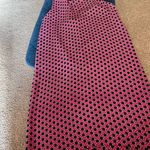 Adrienne Vittadini  Sleeveless Shift Mini Dress Pink Black Chain Link Print Sz 2 Photo 9