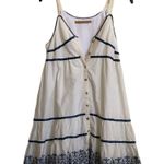 Embroidered tank swing‎ summer dress size White Size M Photo 0