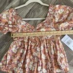 Eyeshadow  Womens Sweetheart Neck Short Sleeve Babydoll Top XS Photo 4