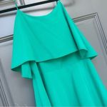 Ann Taylor  green emerald cocktail party midi dress size 0 Photo 5