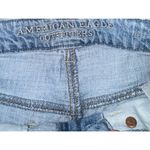 American Eagle Cut Off Jean Shorts High Rise Festival Size 0 Distressed Grunge Photo 6