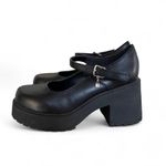 Soda Y2K SUPER chunky Black Mary Jane Platform Charm Sandals Heels 6.5. Photo 2