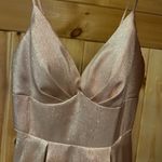 B. Smart Pink Sparkly Prom Dress Photo 2