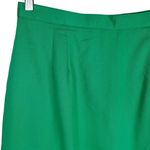 Adolfo  International Vintage Pencil Skirt 16 Emerald Green Retro New Photo 4