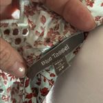 Blue taseel Floral Crochet Lace Top Red Size XS Photo 3