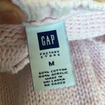 Vintage Pink Cotton Sweater Crewneck Cotton Womens Medium Photo 7