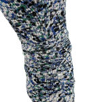 Reiss  Fox Mesh Lace Crochet Bodycon Dress Blue Tropic Print Size US‎ 6 Photo 7