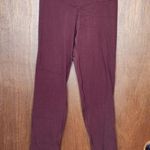 Aerie Offline By Woman’s Full Length Burgundy Athletic Leggings Size Small Photo 1