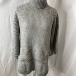 UGG  oversized gray turtleneck sweater small Raelynn Photo 1