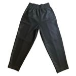ZARA  Black Faux Leather Joggers • High Waist • Stretch • Women’s S Photo 2