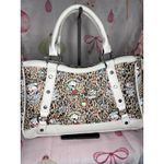 Ed Hardy Viral  Rhinestone Studded Cheetah Satchel Photo 4