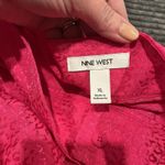 Nine West Elegant Pink Wrap Skirt Preppy Rayon Satin Size XL NWT Photo 5