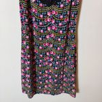 Intimately Free People Floral Lace Trim Slip Dress‎ Adjustable Straps Black Size M Photo 2