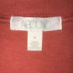 Abound  Distressed midi dress puffy short sleeves salmon color NEW size XL Photo 3