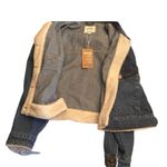 Kensie  Jeans Woman’s Crop Jacket with Sherpa Lining Size Large Photo 2