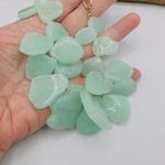 Sugarfix  Baublebar Aqua Blue Lucite Summer Statement Bib Necklace Photo 3