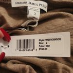 James Perse  Cashew Sleeveless Cotton Tank Size 1 Photo 1