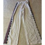 Johnny Was $210  Workshop Printed‎ White Pants Size S Photo 6