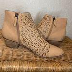 Caslon Nubuck Leather Perforated Cutout Jamie Bootie Size 9.6 Photo 7
