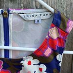 Trina Turk Like New Cosme Greenhouse Floral Stretch Racerback Dress Size 8 Photo 5