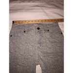 Loft Gray Floral Print Jeans Size 27 4P Modern Skinny Ankle Stretch Fairy Whimsy Photo 3