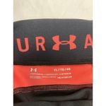 Under Armour HeatGear Compression Capri Leggings — Women's XL — Black/Coral Photo 4