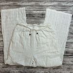 Lush Clothing Lush Women's Flowy Summer Palazzo Pants L LG Large White Textured Casual NWT NEW Photo 1