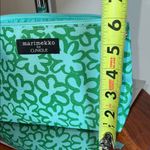 Marimekko Green and Blue Cosmetic Bag with Floral Design Photo 6