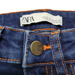 ZARA Jeans Size 2 W24" x L27.5" Skinny Jeans Stretch Ankle Jeans Blue Denim Pants Women's Jeans Photo 6